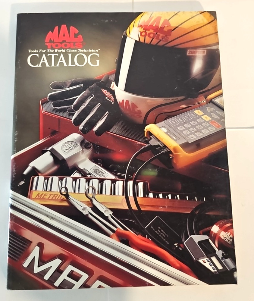 Vintage 1995 Mac Tools Catalog Paperback