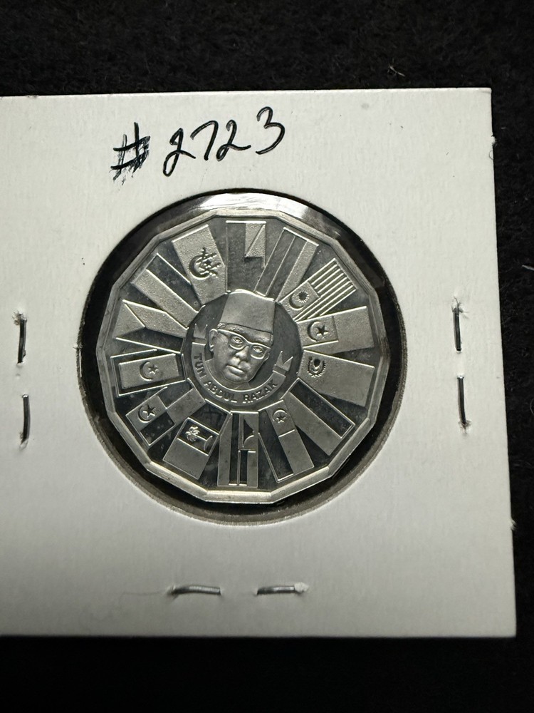 1976-1980 Malaysia 10 Ringgit 925 Silver Coin Proof