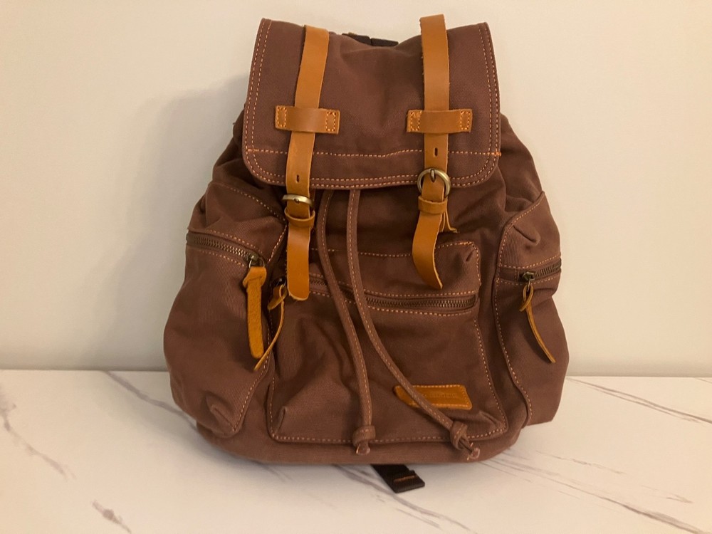 Large Medieval Style Brown Backpack, Good For Cosplay