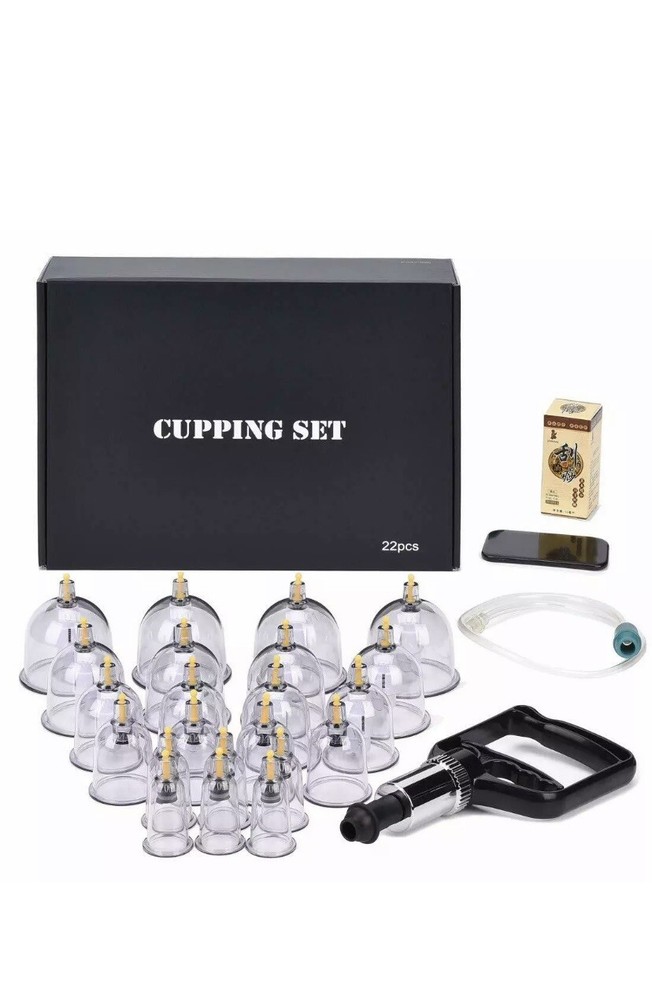 Cupping Set Professional 22 Pcs Chinese Acupoint Cupping Therapy Sets
