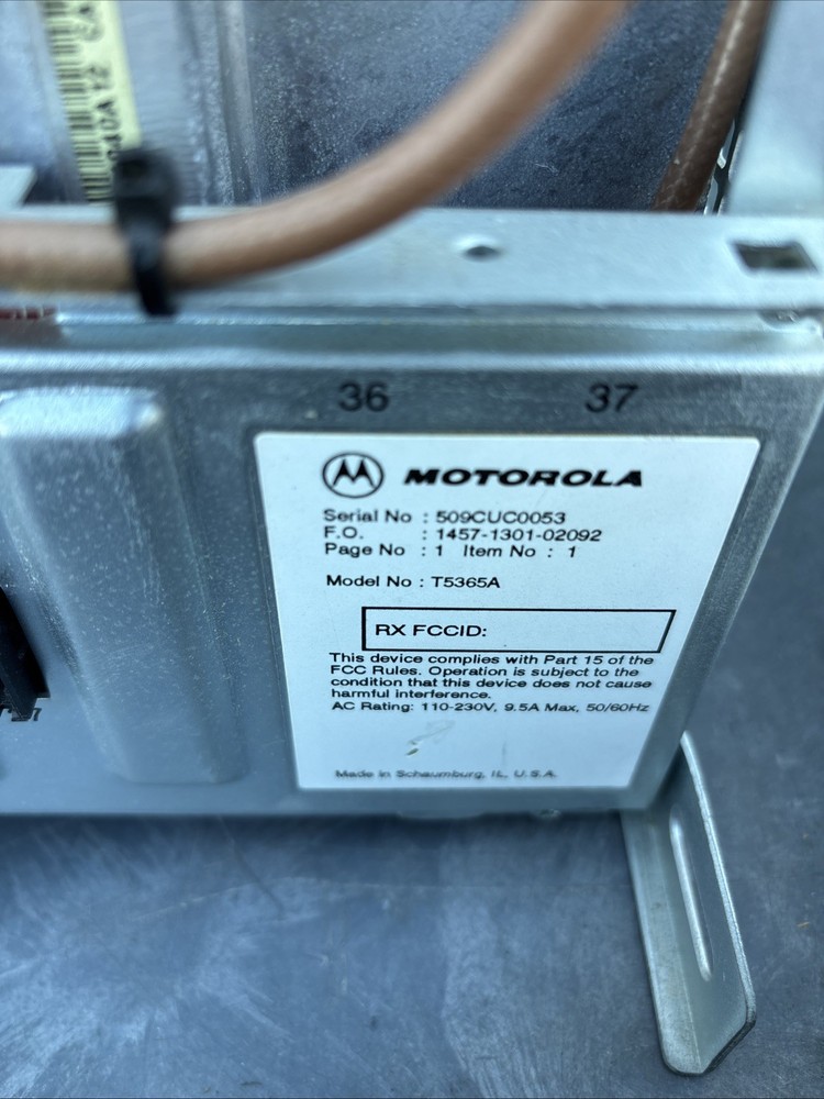 Motorola T5365A Repeater Base Station Quantro