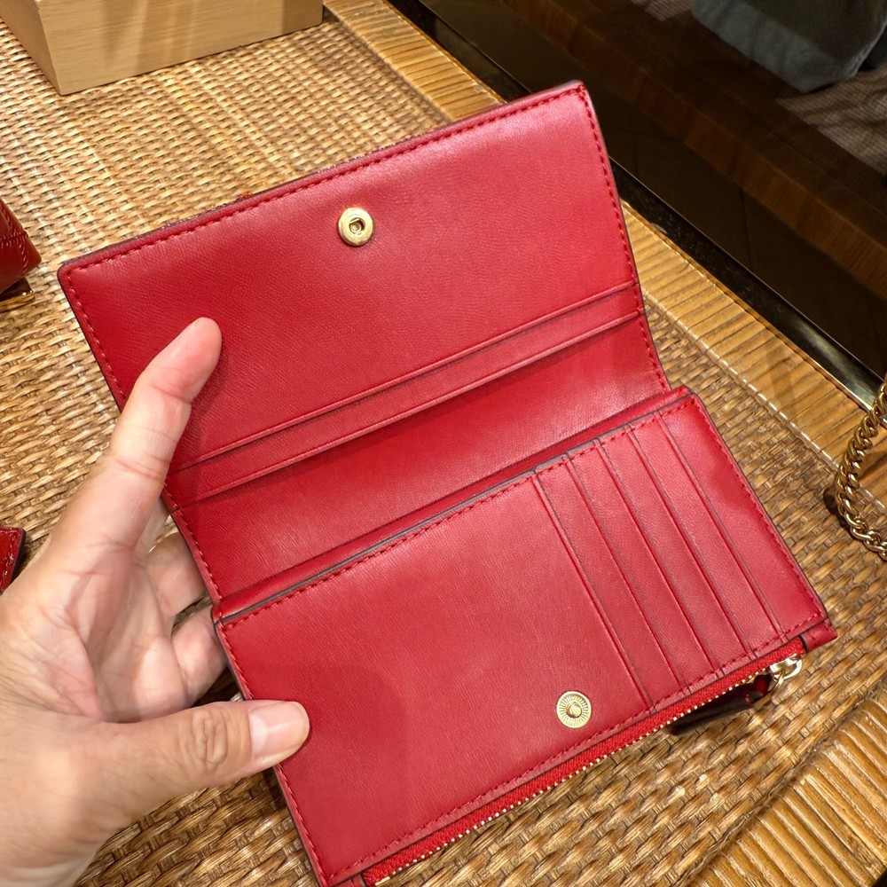 Tory Burch Willa Medium Wallet 169924 Berry $270