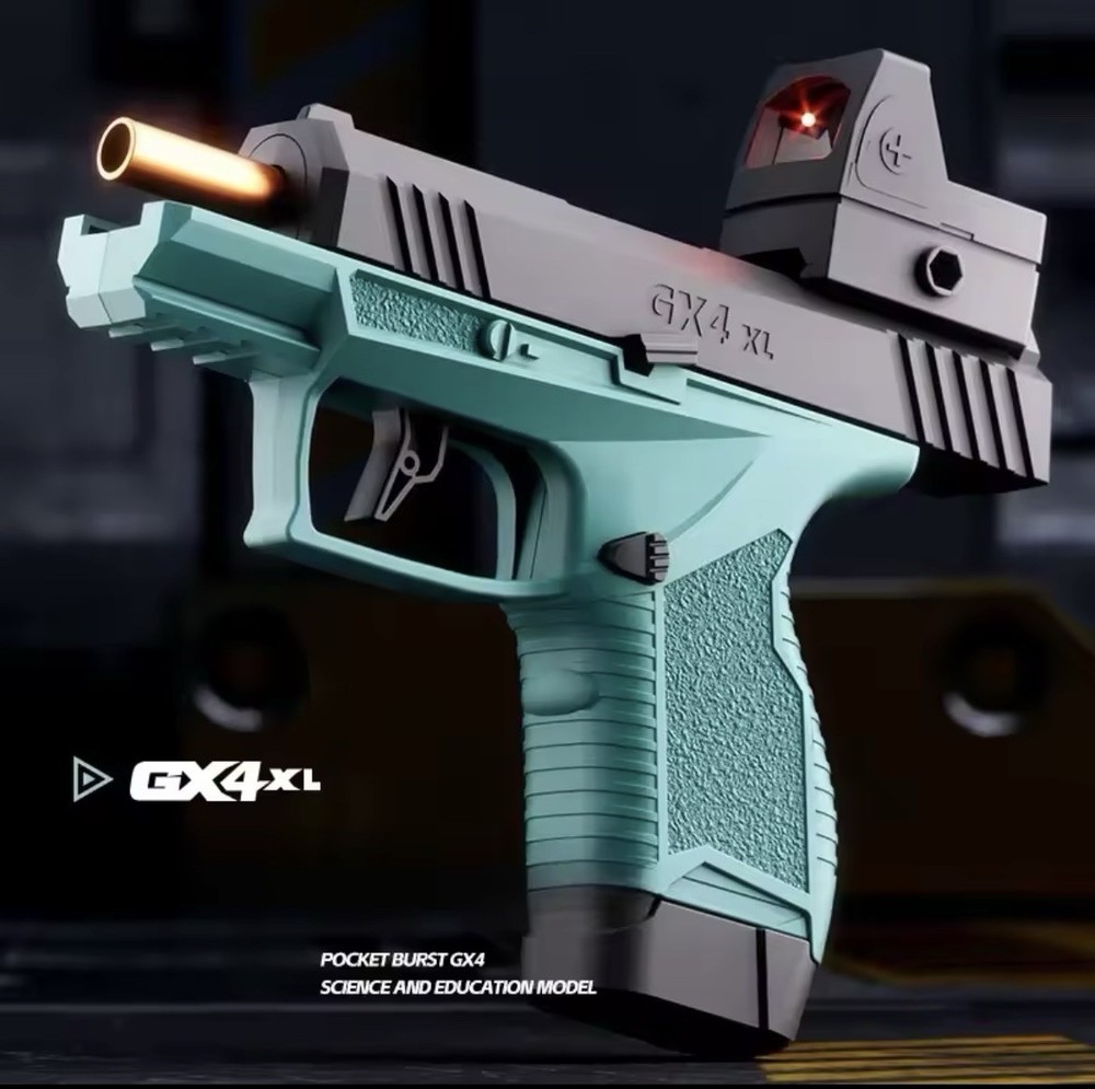 Mini GX4 Pocket Toy Model – Continuous Shell Ejection Soft Bullet Launcher