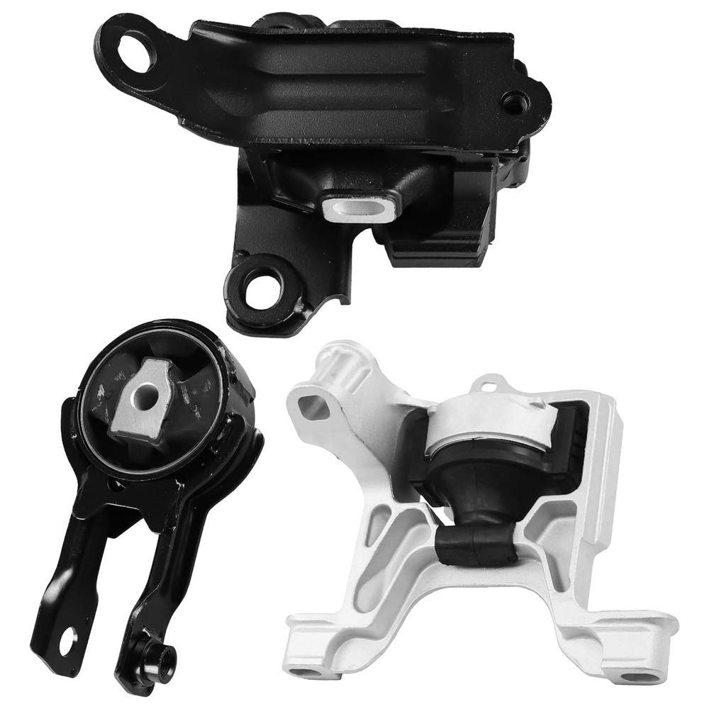 3Pcs Engine Motor and Transmission Mount (Trans Mount) Fits for Mazda 2 L4-1....