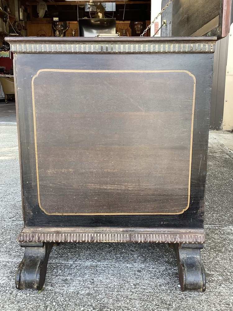 Antique Hand painted Cedar Blanket Chest