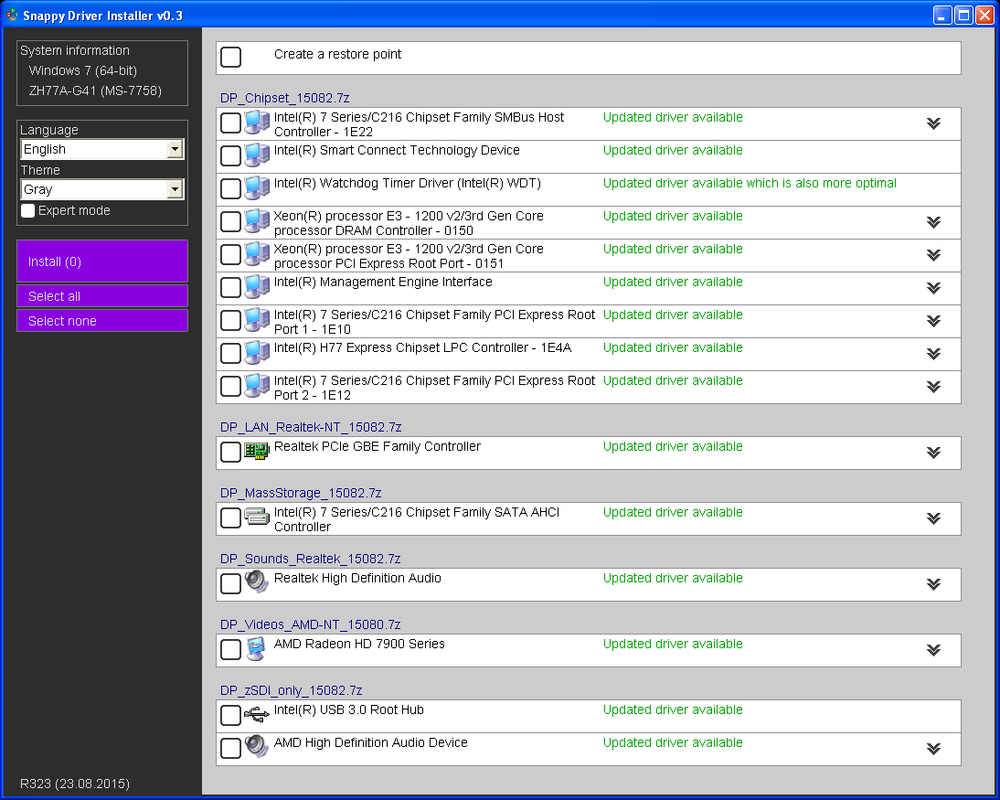 Snappy Drivers + Clonezilla DVD Install set of 2 DVD Update Any Drivers