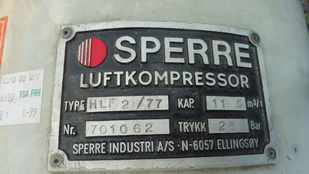 BLOCKER HLF 2/77 25BAR Compressor Used
