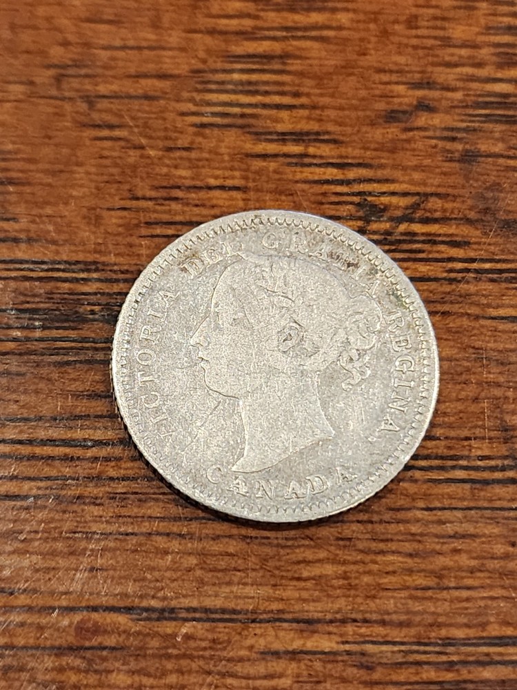 1888 Canada 10 Cents Silver Coin