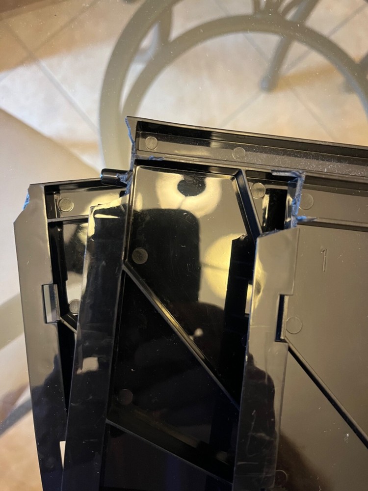 BCW Short Comic Book Bin Replacement Side Piece- Black QTY 1- Minor Chips