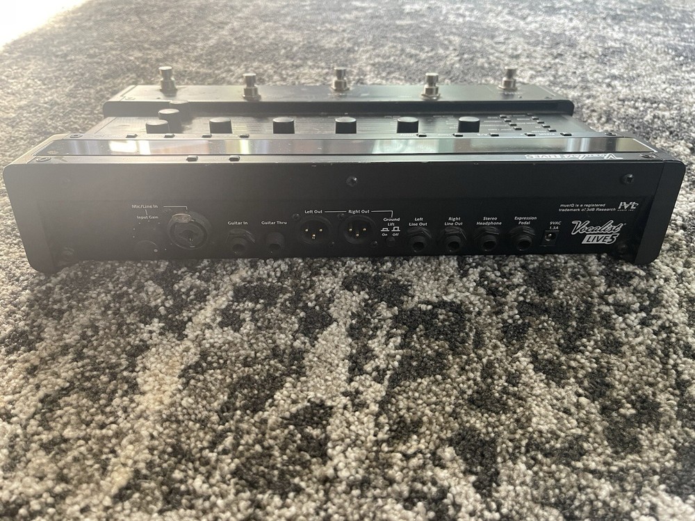 Digitech Vocalist Live 5 Harmony Multi Vocal Effect Processor Pedal + PSU