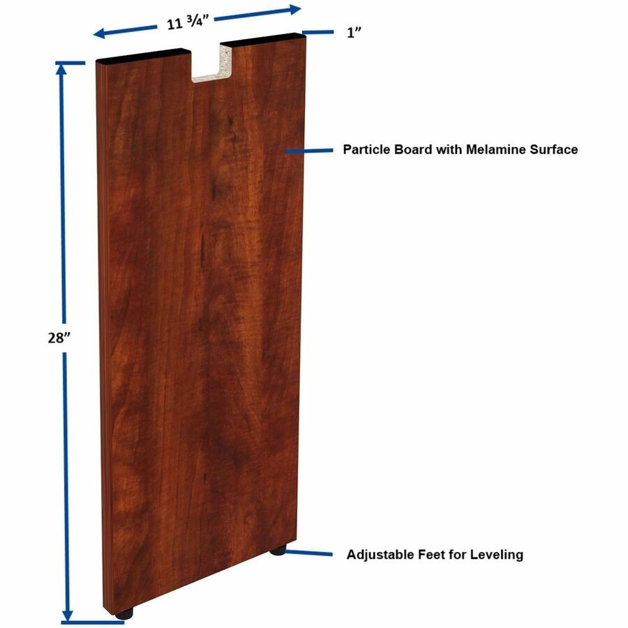 Lorell LLR69615 Essentials Cherry Laminate Rectangle 28.5"x12"