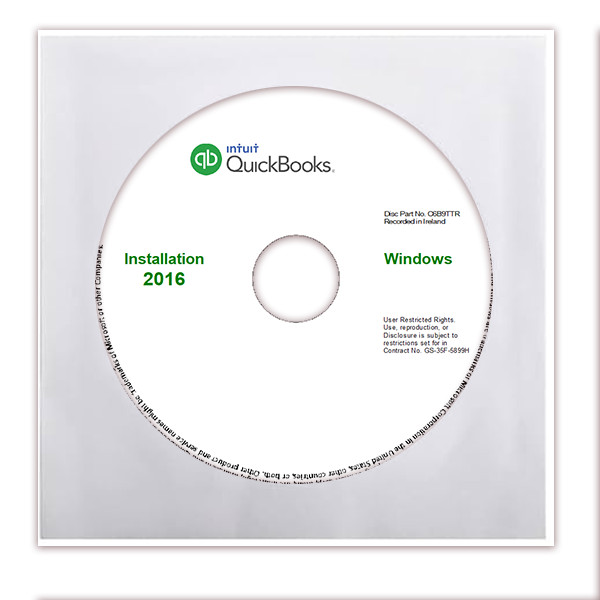 QuickBooks Desktop Pro 2016 Full Retail Software \
