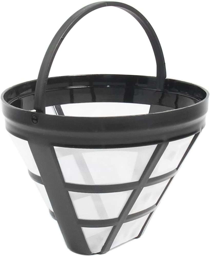 (4-Pack) No.4 Cone Reusable Replacement Coffee Maker Basket Filter Compatible wi
