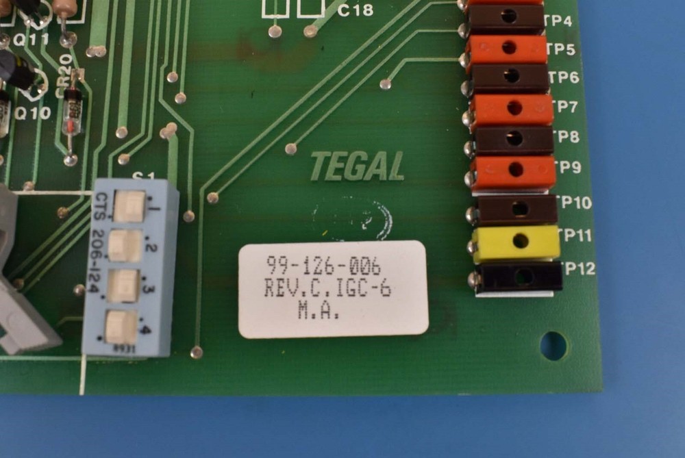 Tegal 99-126-006 PCB IGC-6 Gas Interface