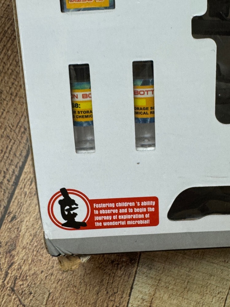 Science Microscope Kit 100x 400x 1200x Educational Microscope w/ Slides & Tools