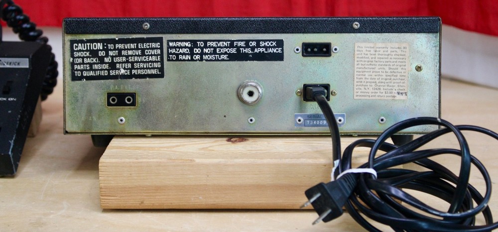 Channel Master Command Base 40 CB Base Station w/Turner Super Sidekick Mic