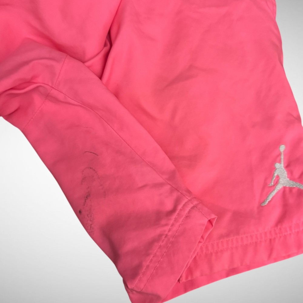 Jordan Swim Trunks Mens Small Solid Pink Pre Owned Straight Draw Strings