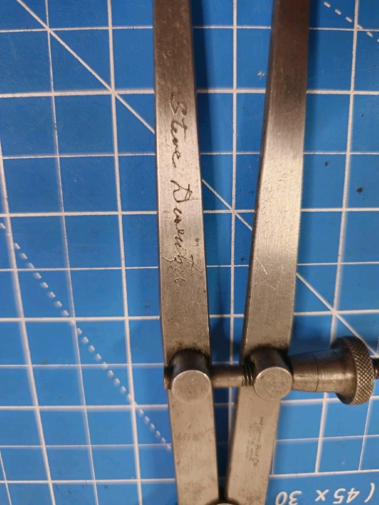 Vintage Lufkin 8½" Spring Inside Caliper Machinists Tool