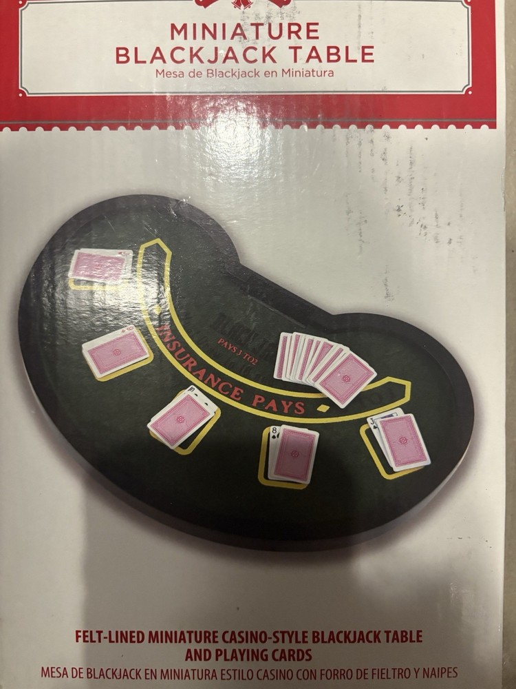 Mini Blackjack Table