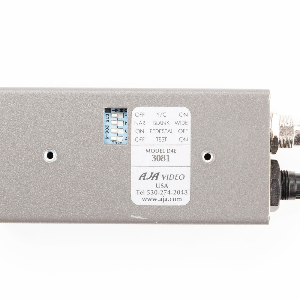 AJA D4E SDI to Composite or S-Video Transcoder - SKU#2029085