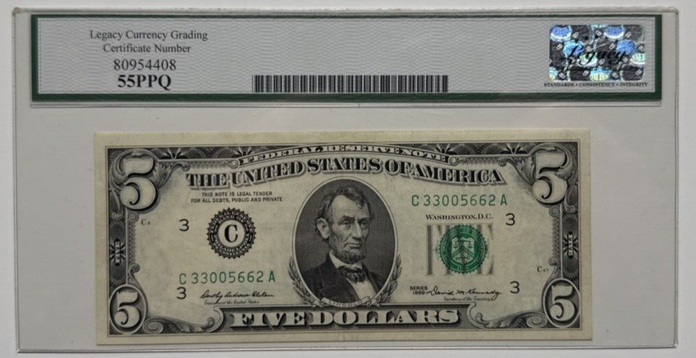 LEGACY55 PPQ 1969 5$ BOARD BREAK ERROR 5662A