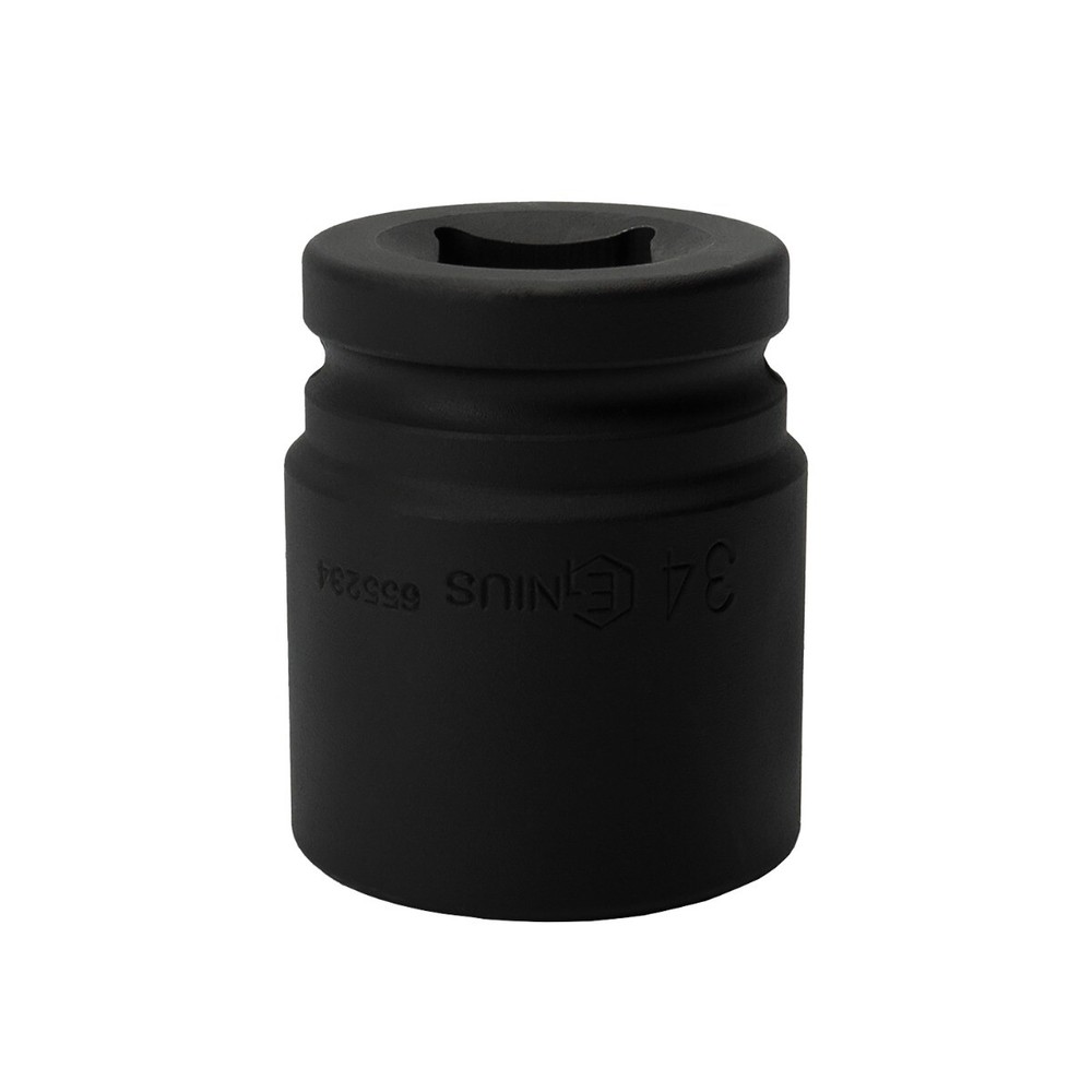 Genius Tools 3/4" Dr. 34mm Thin Wall Impact Socket (12-Point) (CR-Mo) - 655234