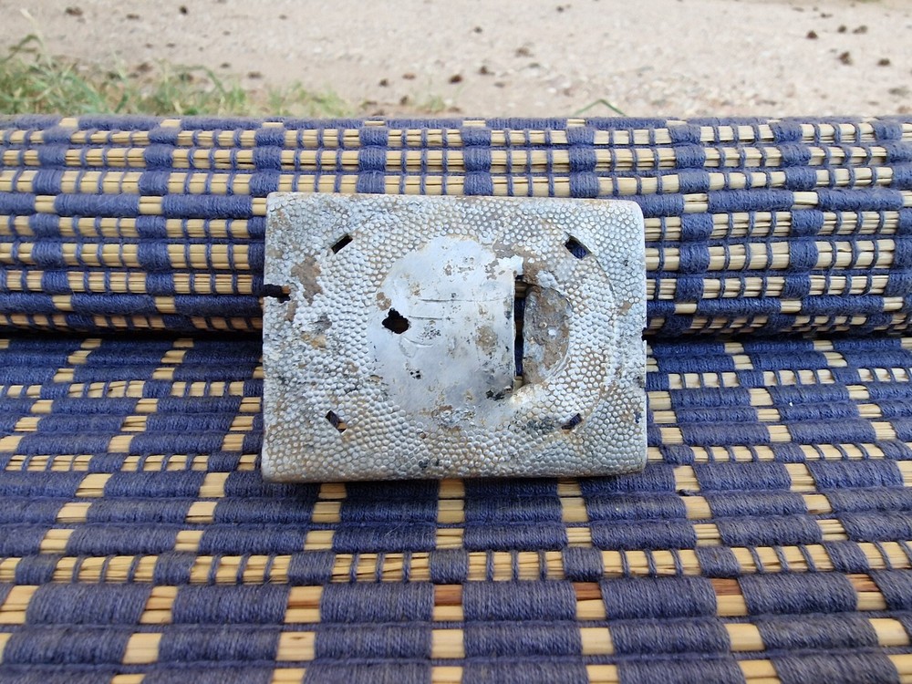 WW2 Original German Buckle Front Item Relic.