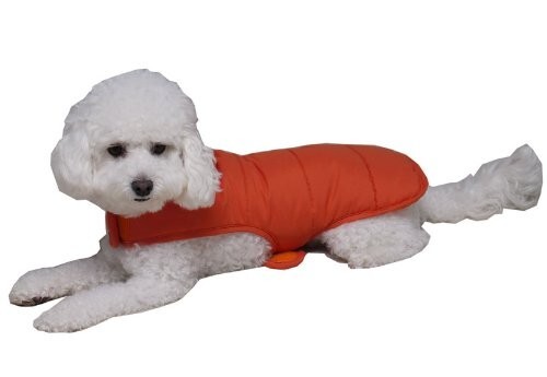 NWT, PET PUFFER JACKET, INSULATED, ORANGE, SIZE  2X-LARGE
