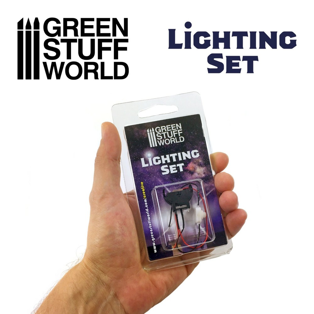 LED Lighting Kit with Switch - Scenery Miniature lighting train infinity