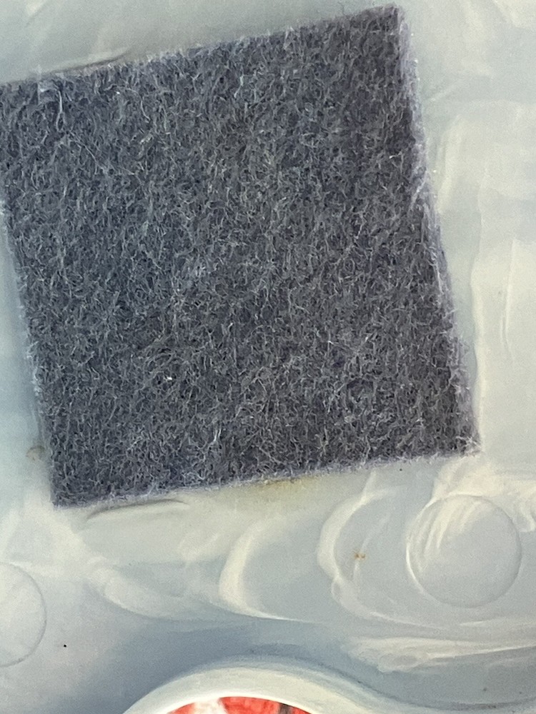 Vintage Kwik Thred Automatic Needle Threader BLUE SWIRL Plastic Box EMPTY