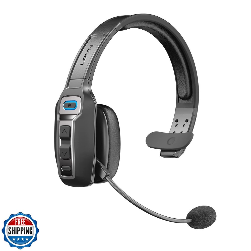 LEVN Bluetooth Headset with Microphone, Trucker Bluetooth Headset