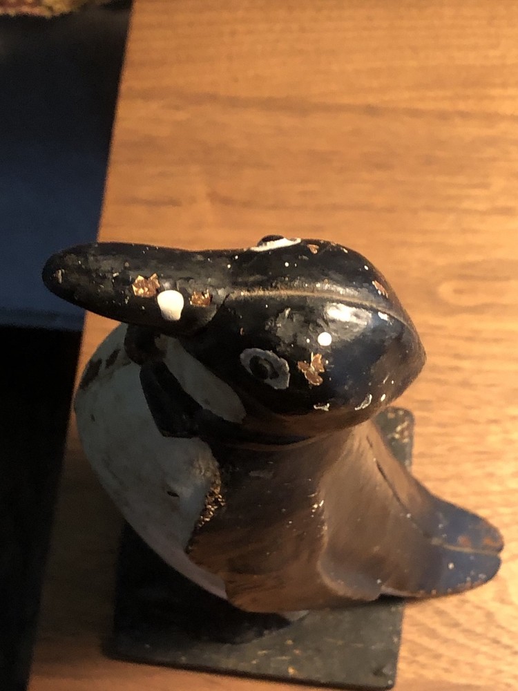 1920s Cast Iron Penguin Doorstop
