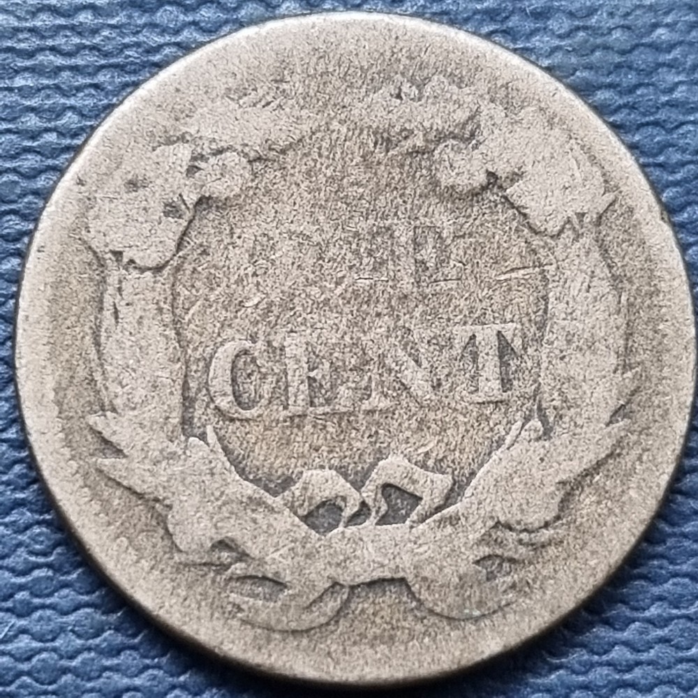 1858 Flying Eagle Cent 1c Circulated #97073