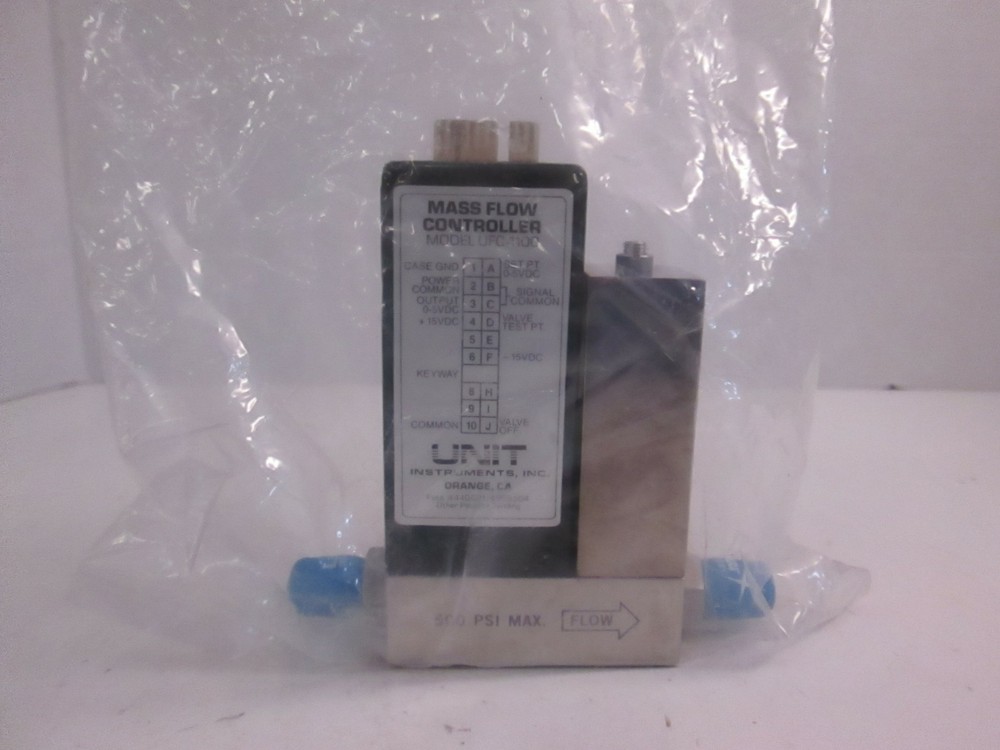 Unit UFC-1100 Mass Flow Controller, NH3, 200 SCCM, Used