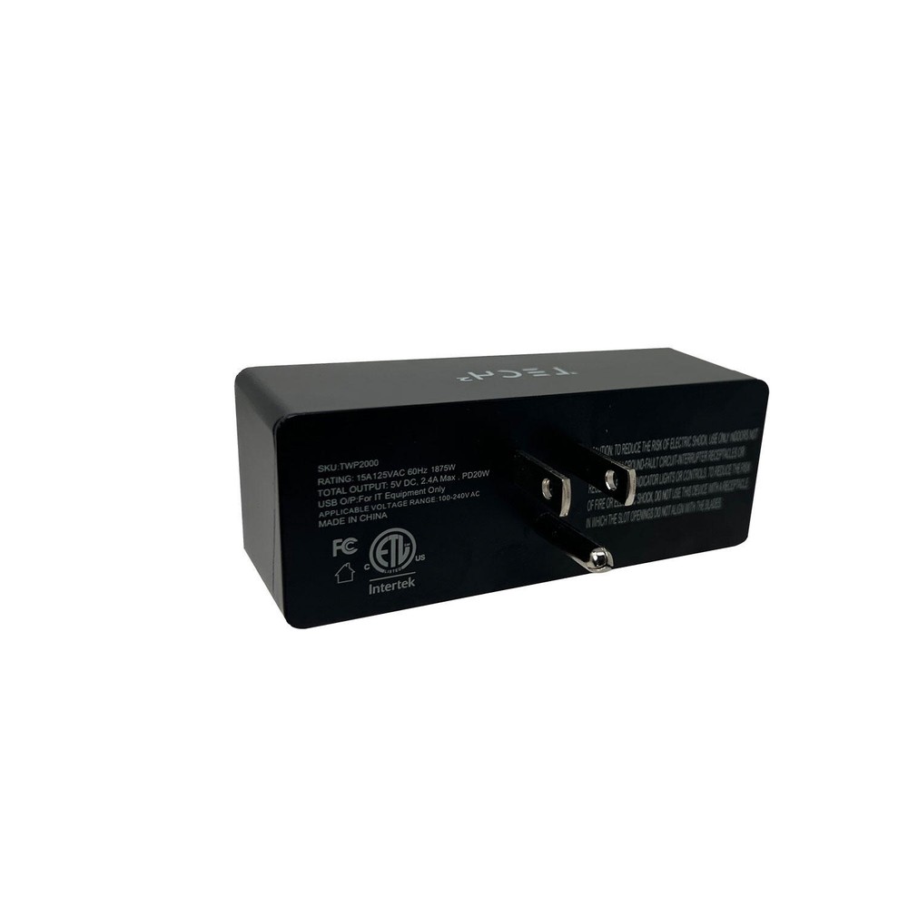 Tech Squared Mini Surge Protector TWP2000 (2-Pack)
