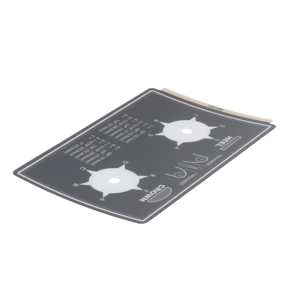 Antunes Label, Dial Compression 1001069 - Genuine OEM Replacement Part