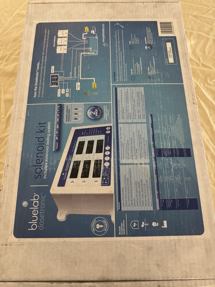 Bluelab pro controller with solenoid dosing system