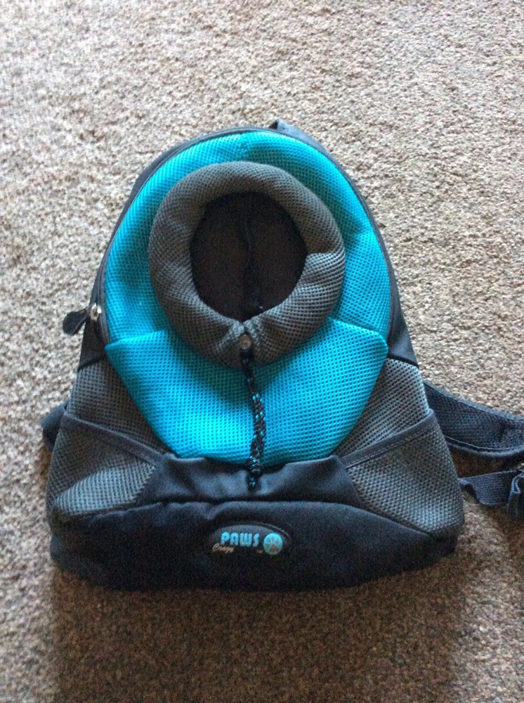 Bnwt Crazy Paws Small Pet Backpack - Seabreeze