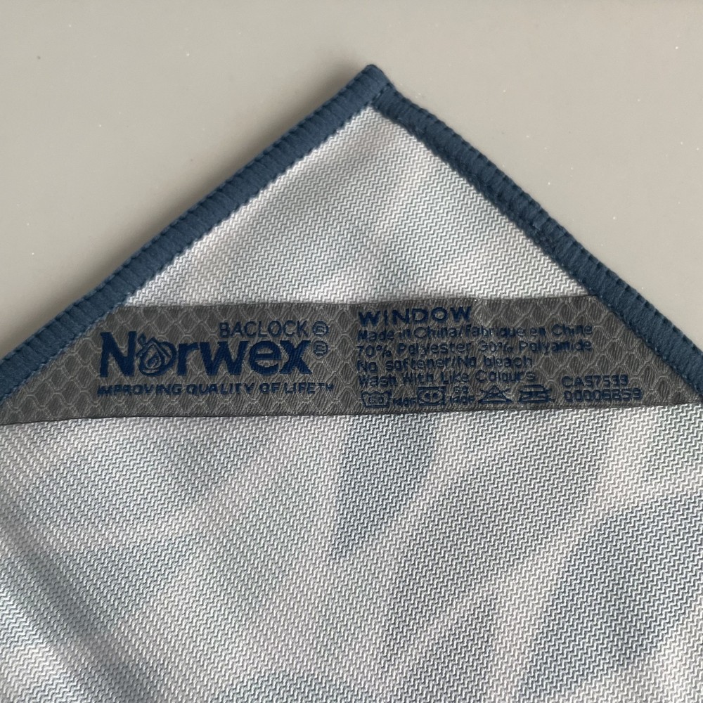 Norwex Window Cloth Microfiber Cloth With BacLock