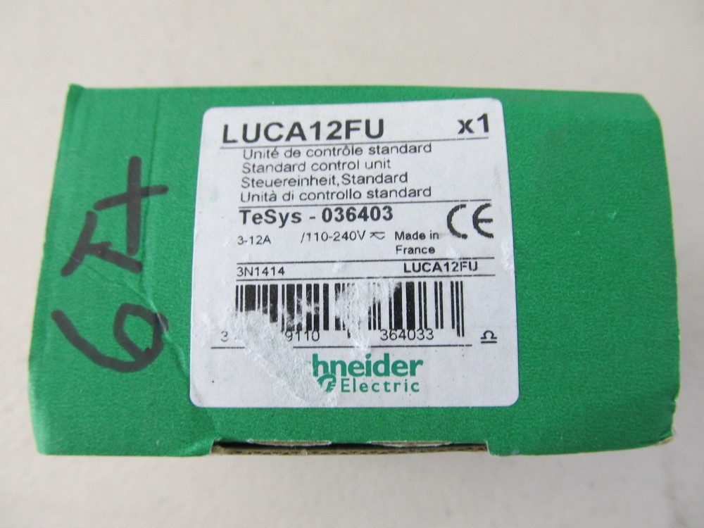 Schneider Electric LUCA12FU TeSys-036403 Overload Module NEW