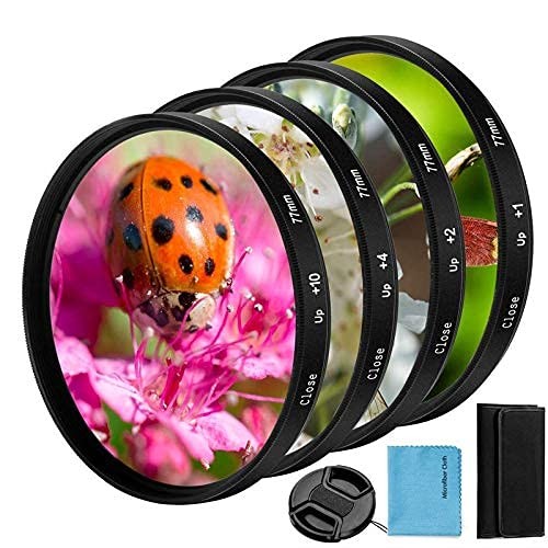 49mm Close-up Filter Kit 4 Pieces(+1,+2,+4,+10) Macro Accessory