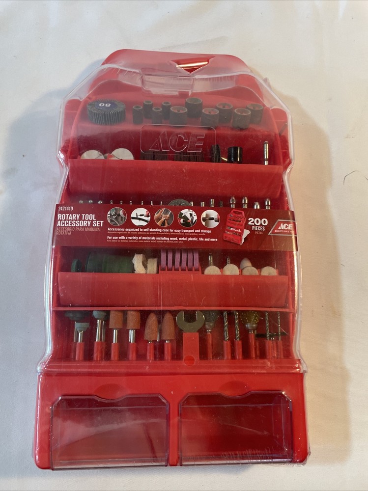 Ace Rotary Tool Accssary Set 200 Pieces