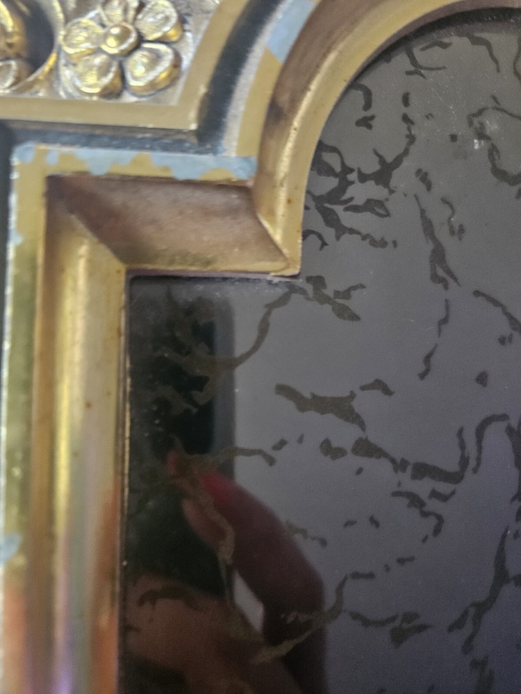 Vintage MCM Hollywood Regency Gold Mirror