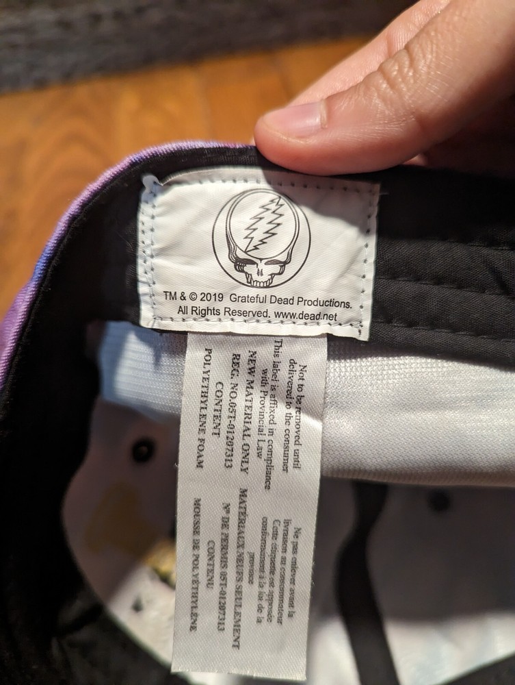 Grateful Dead 2019 Tour Hat Tie Dye Dancing Bear Adjustable