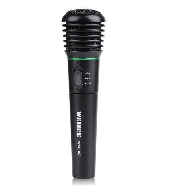 2in1 Handheld Wired/Wireless Cordless Microphone Karaoke System Undirectional