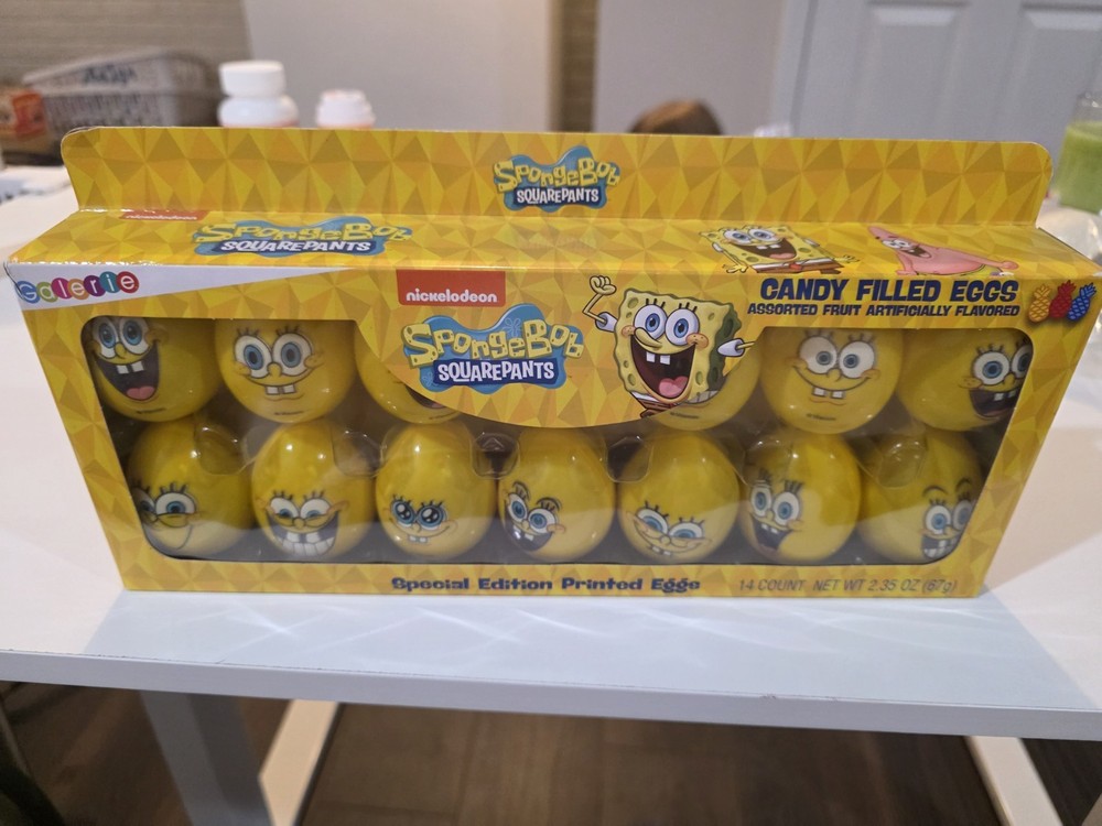 SpongeBob Squarepants Nickelodeon Candy Filled Eggs From 2023