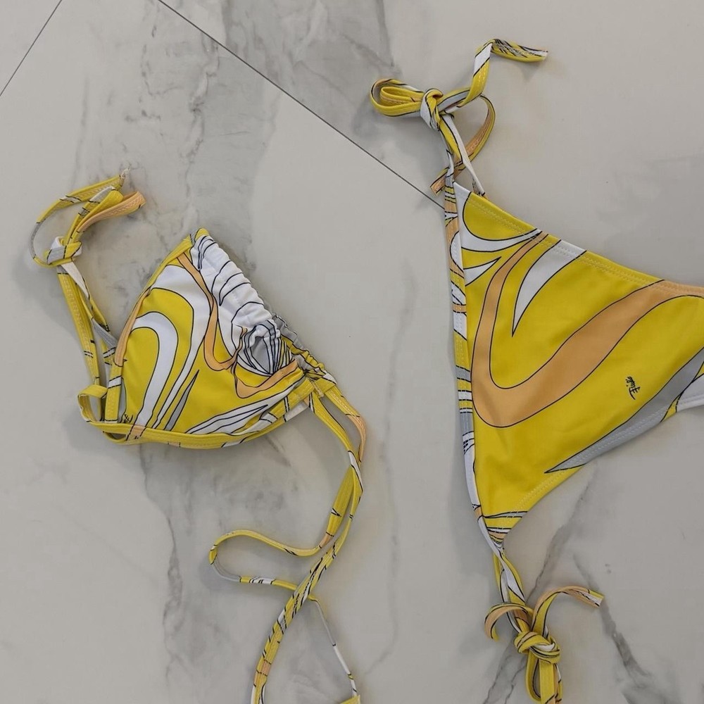 Emilio style Pucci lemontini bikini