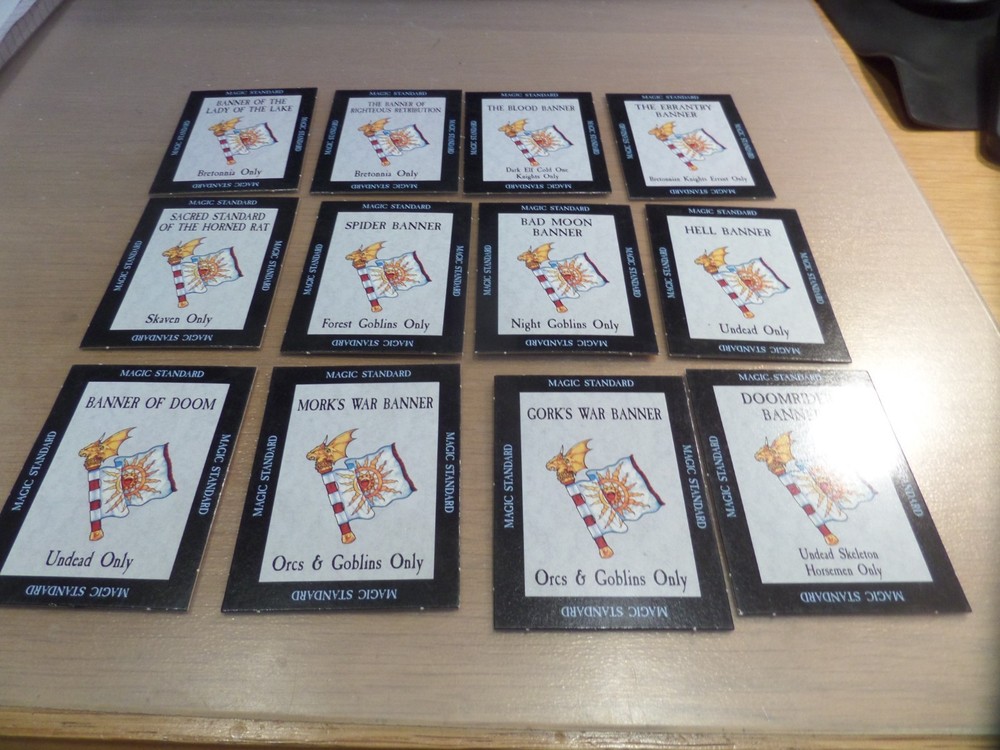 Warhammer Magic Standard Cards x 12