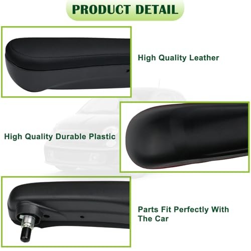 Front Driver Side Seat Armrest Adjustable Arm Rest Black Front Driver Side