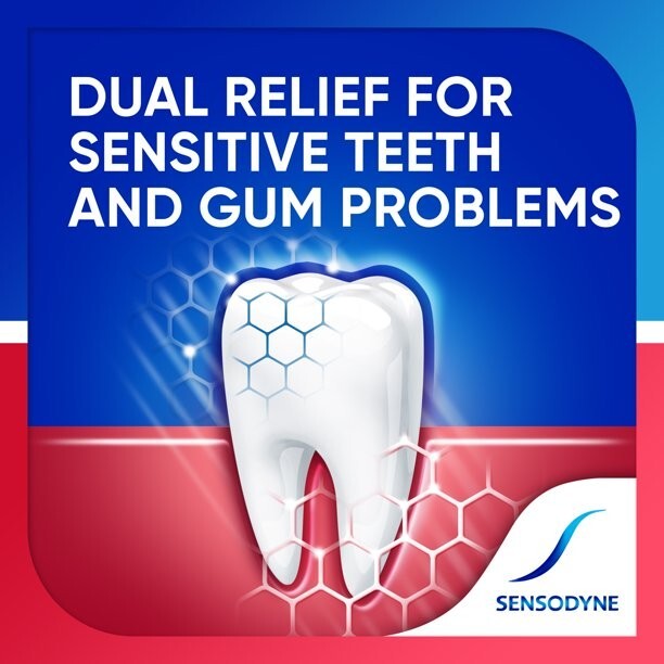 Sensodyne Sensitivity & Gum Sensitive Toothpaste,Removing Plaque Bacteria,3.4 Oz